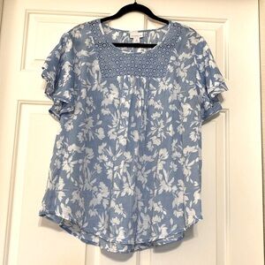 Liz Claiborne womens print top
